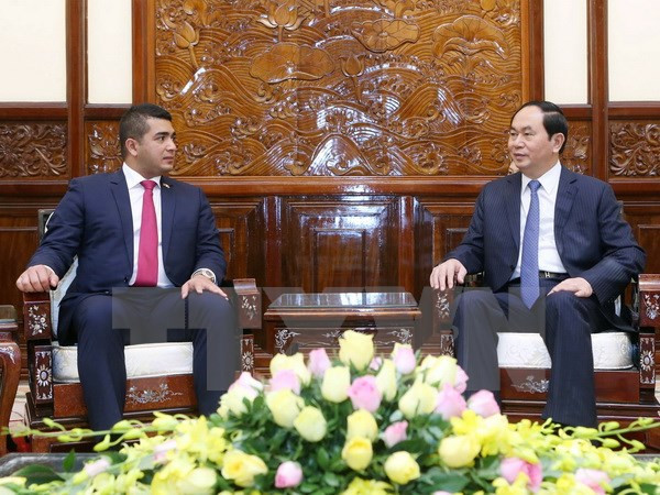 Le président Tran Dai Quang reçoit une délégation d'entrepreneurs malgaches ảnh 1 Le président Tran Dai Quang reçoit une délégation d'entrepreneurs malgaches ảnh 1