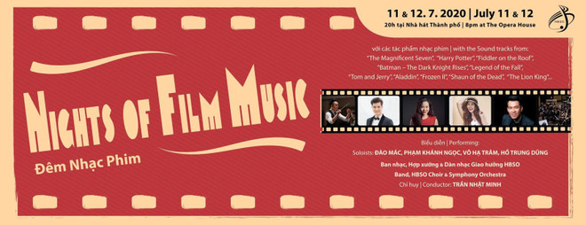 Concert de musique de film prévu en juillet à Ho Chi Minh-Ville ảnh 1 Concert de musique de film prévu en juillet à Ho Chi Minh-Ville ảnh 1