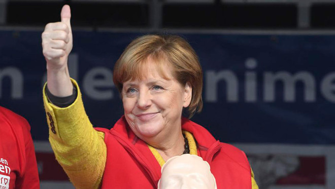Le PM félicite la chancelière allemande Angela Merkel pour sa réélection ảnh 1 Le PM félicite la chancelière allemande Angela Merkel pour sa réélection ảnh 1