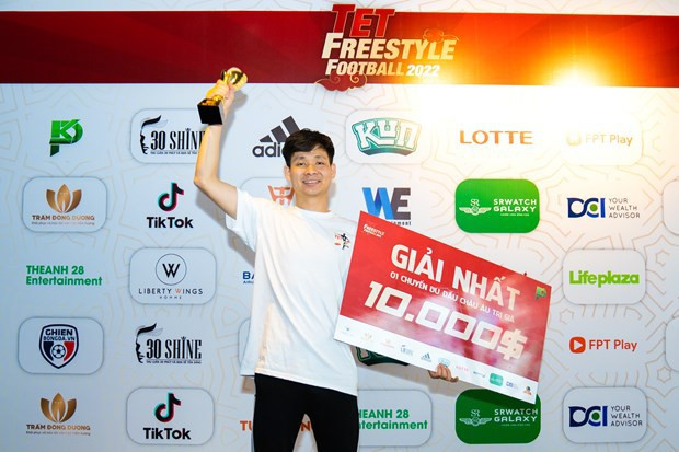 Football freestyle : Un Vietnamien participera au tournoi Super Ball Prague 2022 ảnh 2
