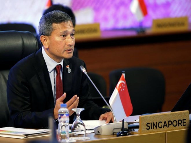 Le ministre singapourien des AE en visite en RPDC avant le sommet Trump-Kim Jong-un ảnh 1 Le ministre singapourien des AE en visite en RPDC avant le sommet Trump-Kim Jong-un ảnh 1