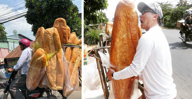 Les banh mi géants d'An Giang loués par les médias étrangers ảnh 1