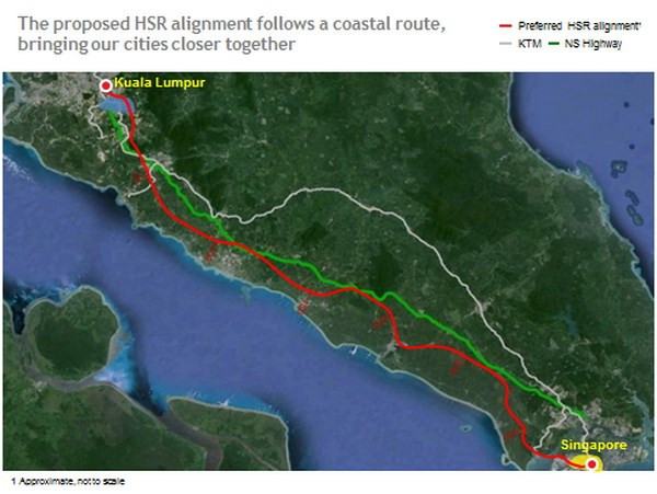 Singapour et Malaisie signent un Protocole d'accord sur un projet ferroviaire ảnh 1