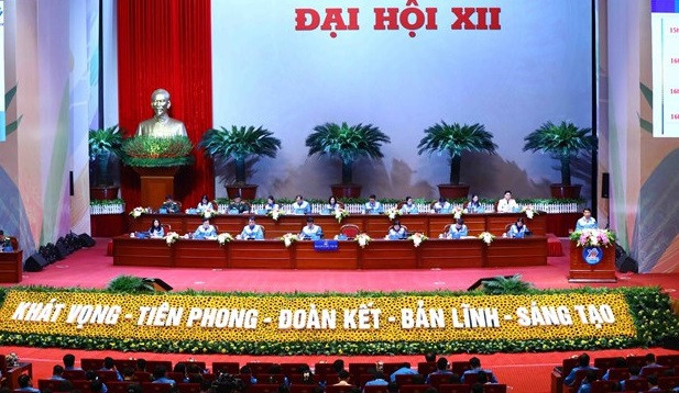 Ouverture du 12e Congrès national de l'Union de la jeunesse communiste de Ho Chi Minh ảnh 1 Ouverture du 12e Congrès national de l'Union de la jeunesse communiste de Ho Chi Minh ảnh 1