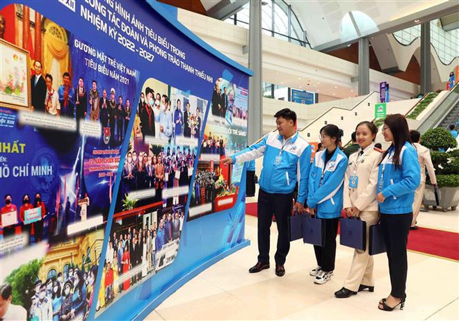 Ouverture du 12e Congrès national de l'Union de la jeunesse communiste de Ho Chi Minh ảnh 3 Ouverture du 12e Congrès national de l'Union de la jeunesse communiste de Ho Chi Minh ảnh 3