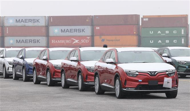 VinFast exporte son premier lot de véhicules électriques aux États-Unis ảnh 2 VinFast exporte son premier lot de véhicules électriques aux États-Unis ảnh 2