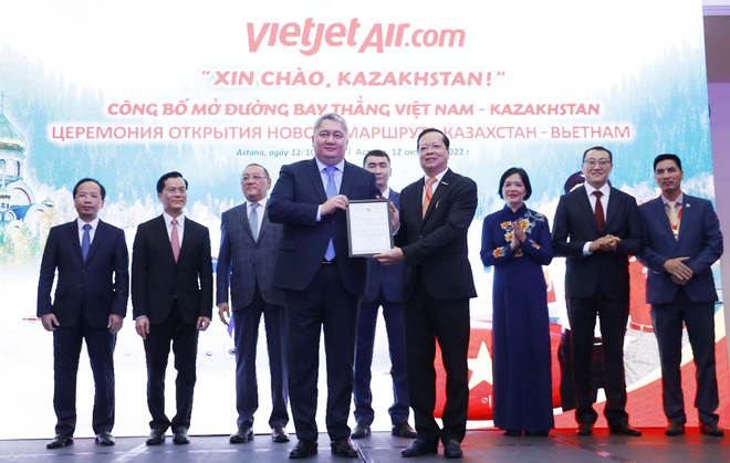 Vietjet Air ouvre des vols directs entre le Vietnam et le Kazakhstan ảnh 1 Vietjet Air ouvre des vols directs entre le Vietnam et le Kazakhstan ảnh 1