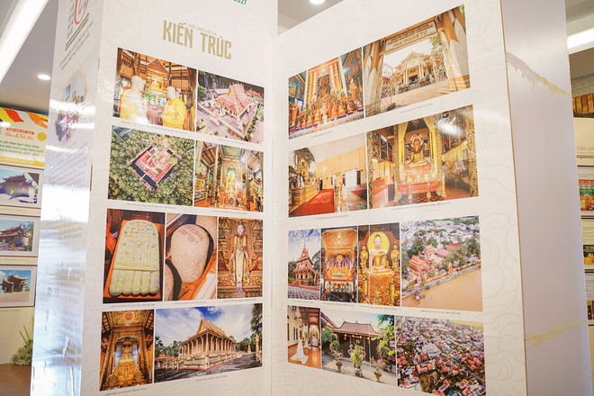 Vernissage de l'exposition "Bouddhisme vietnamien - Empreinte de l'égalité" ảnh 1 Vernissage de l'exposition "Bouddhisme vietnamien - Empreinte de l'égalité" ảnh 1