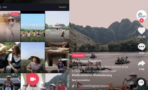 Tourisme : le Vietnam figure parmi les 25 pays les plus regardés sur Tiktok ảnh 1 Tourisme : le Vietnam figure parmi les 25 pays les plus regardés sur Tiktok ảnh 1
