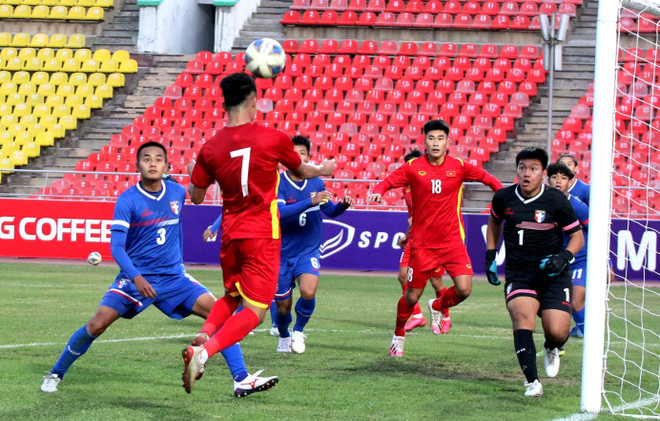 Éliminatoires de l'AFC U23 Asian Cup: le Vietnam bat Taipei 1-0 ảnh 1 Éliminatoires de l'AFC U23 Asian Cup: le Vietnam bat Taipei 1-0 ảnh 1