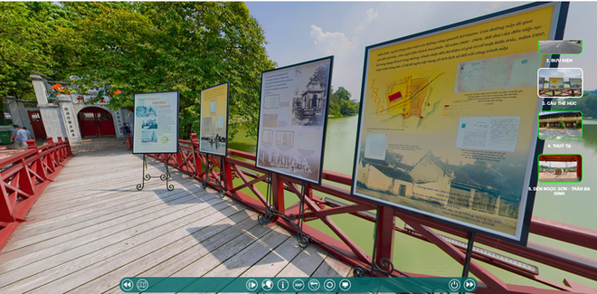 Archives : exposition virtuelle sur le lac de l'Épée restituée à Hanoï ảnh 2 Archives : exposition virtuelle sur le lac de l'Épée restituée à Hanoï ảnh 2