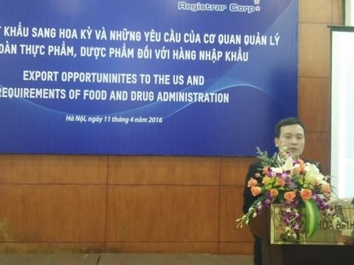 Séminaire sur les exigences américaines pour les importations ảnh 1 Séminaire sur les exigences américaines pour les importations ảnh 1