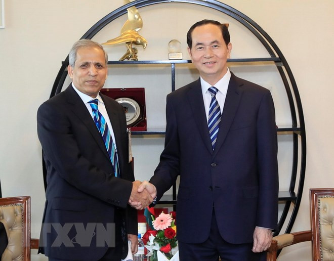Le président Trân Dai Quang rencontre des dirigeants bangladais ảnh 2 Le président Trân Dai Quang rencontre des dirigeants bangladais ảnh 2