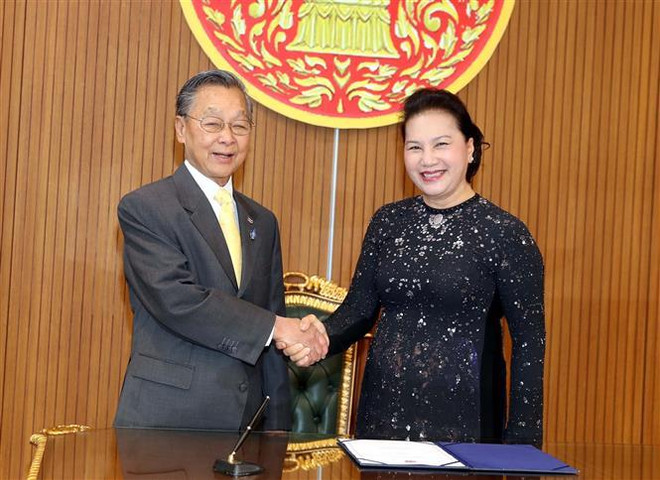 Activités de la présidente de l’Assemblée nationale Nguyen Thi Kim Ngan en Thaïlande ảnh 1 Activités de la présidente de l’Assemblée nationale Nguyen Thi Kim Ngan en Thaïlande ảnh 1