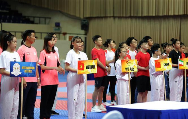 Ouverture du Championnat d'Asie de taekwondo élargi à Ho Chi Minh-Ville ảnh 1 Ouverture du Championnat d'Asie de taekwondo élargi à Ho Chi Minh-Ville ảnh 1