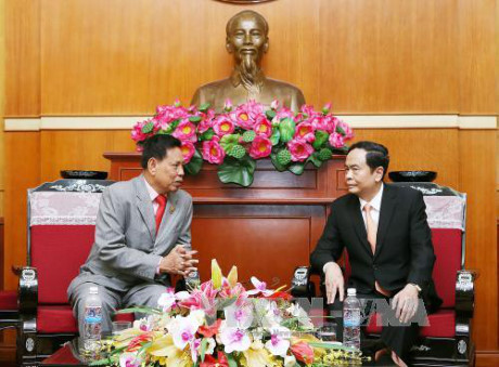 Vietnam-Cambodge : le président du FPV reçoit un responsable du FSDPC ảnh 1 Vietnam-Cambodge : le président du FPV reçoit un responsable du FSDPC ảnh 1