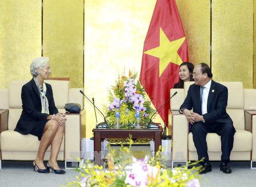 APEC 2017: Le Premier ministre Nguyen Xuan Phuc reçoit le directeur exécutif du FMI ảnh 1 APEC 2017: Le Premier ministre Nguyen Xuan Phuc reçoit le directeur exécutif du FMI ảnh 1