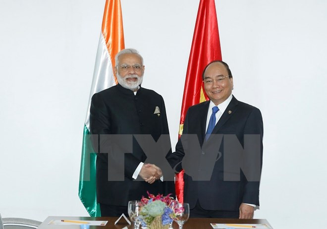 Vietnam-Inde : entrevue entre les deux PM Nguyên Xuân Phuc et Narendra Modi ảnh 1 Vietnam-Inde : entrevue entre les deux PM Nguyên Xuân Phuc et Narendra Modi ảnh 1