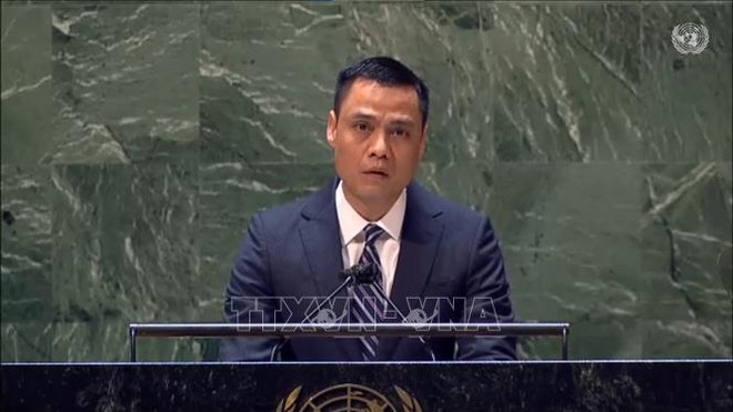 L’ambassadeur du Vietnam auprès des Nations Unies travaille avec des représentants de l’AEM ảnh 1 L’ambassadeur du Vietnam auprès des Nations Unies travaille avec des représentants de l’AEM ảnh 1