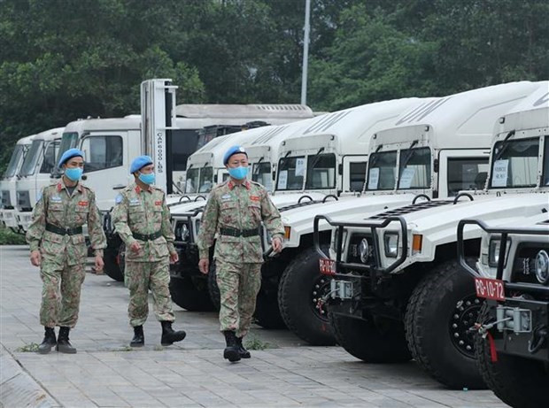 Fin des préparatifs pour l’Unité de génie militaire n°1 du VN pour participer à la FISNUA ảnh 1 Fin des préparatifs pour l’Unité de génie militaire n°1 du VN pour participer à la FISNUA ảnh 1