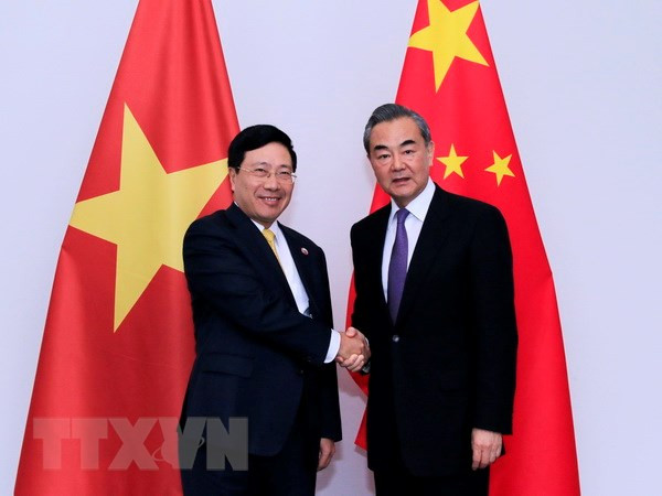 Vietnam-Chine : entretien entre les ministres des Affaires étrangères ảnh 1 Vietnam-Chine : entretien entre les ministres des Affaires étrangères ảnh 1