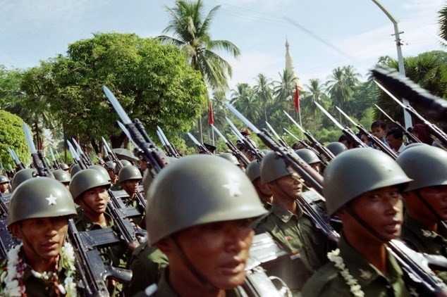 Le Myanmar procède à une manœuvre militaire conjointe ảnh 1 Le Myanmar procède à une manœuvre militaire conjointe ảnh 1