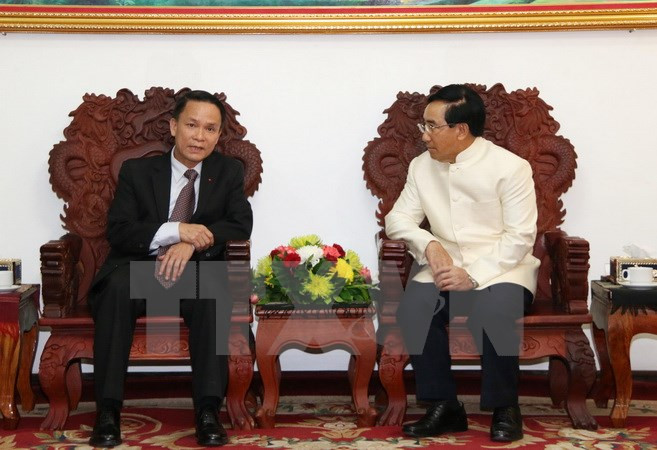 Le vice-Premier ministre laotien reçoit le directeur général de la VNA ảnh 1 Le vice-Premier ministre laotien reçoit le directeur général de la VNA ảnh 1