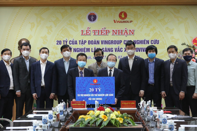COVID-19 : Vingroup octroie 20 milliards de dongs pour les essais cliniques du vaccin COVIVAC ảnh 1 COVID-19 : Vingroup octroie 20 milliards de dongs pour les essais cliniques du vaccin COVIVAC ảnh 1