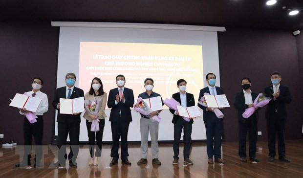 Da Nang délivre le certificat d'investissement à des projets dans les hautes technologies ảnh 1 Da Nang délivre le certificat d'investissement à des projets dans les hautes technologies ảnh 1