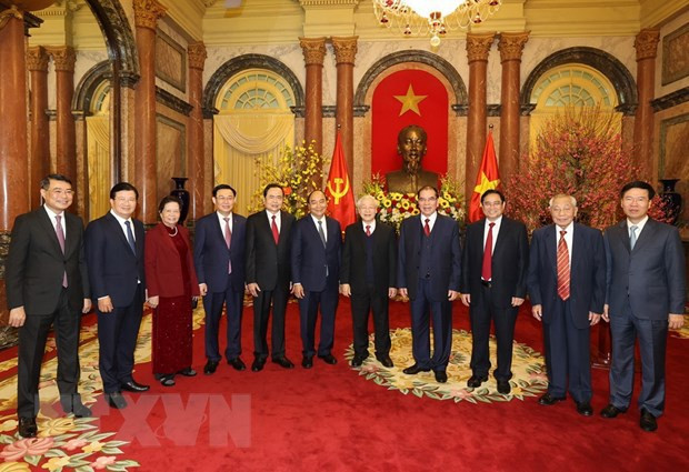 Nguyen Phu Trong appelle à construire un pays plus prospère et heureux ảnh 2 Nguyen Phu Trong appelle à construire un pays plus prospère et heureux ảnh 2