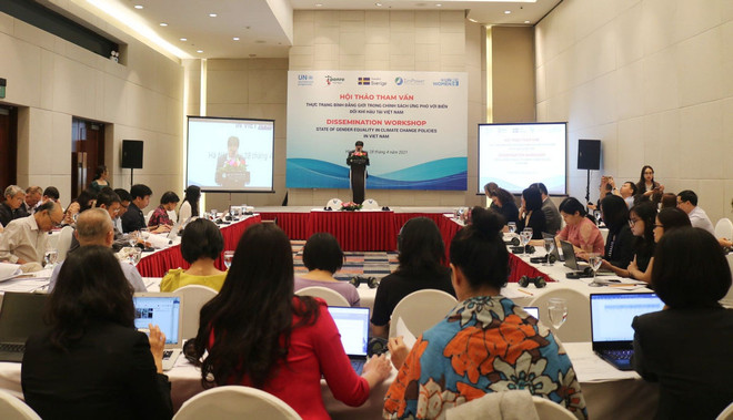 Renforcement de l'intégration de l'égalité des sexes dans la réponse au changement climatique ảnh 1 Renforcement de l'intégration de l'égalité des sexes dans la réponse au changement climatique ảnh 1