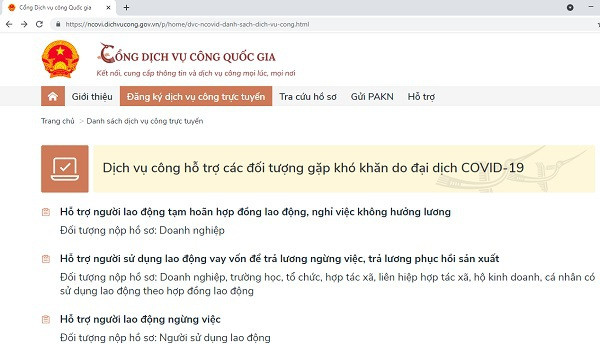 Services de soutien aux employés et entreprises sur le portail national de la fonction publique ảnh 1 Services de soutien aux employés et entreprises sur le portail national de la fonction publique ảnh 1
