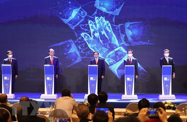 Le PM Pham Minh Chinh partage cinq priorités de la coopération dans le monde numérique ảnh 1 Le PM Pham Minh Chinh partage cinq priorités de la coopération dans le monde numérique ảnh 1