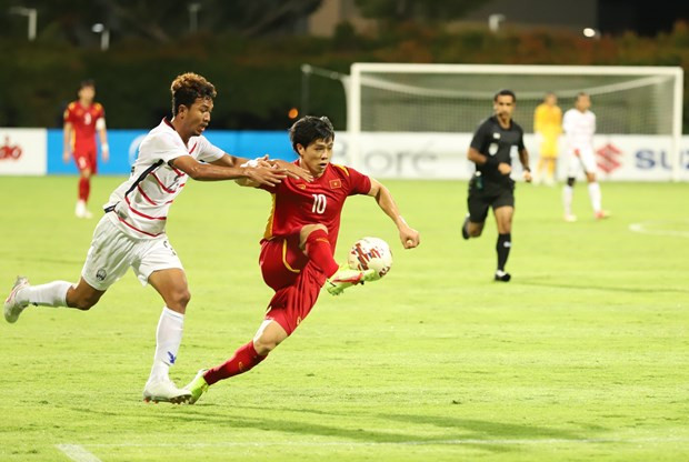 Le Vietnam bat le Cambodge 4-0 et se qualifie pour les demi-finales de la Coupe AFF Suzuki 2020 ảnh 1 Le Vietnam bat le Cambodge 4-0 et se qualifie pour les demi-finales de la Coupe AFF Suzuki 2020 ảnh 1