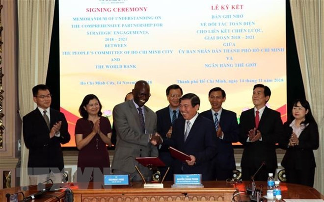 Ho Chi Minh-Ville et la Banque mondiale signent un mémorandum ảnh 1 Ho Chi Minh-Ville et la Banque mondiale signent un mémorandum ảnh 1
