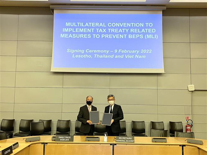 Le Vietnam signe la Convention multilatérale contre l’érosion de la base d’imposition ảnh 2 Le Vietnam signe la Convention multilatérale contre l’érosion de la base d’imposition ảnh 2