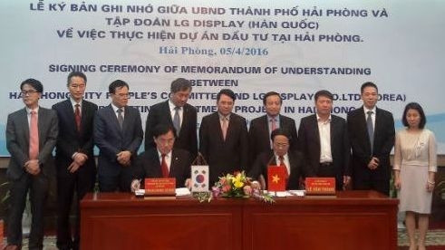 LG Display lance un projet de 1,5 milliard de dollars à Hai Phong ảnh 1 LG Display lance un projet de 1,5 milliard de dollars à Hai Phong ảnh 1
