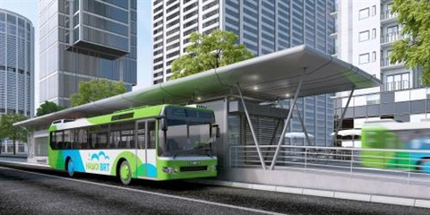 Hanoi va mettre en service huit lignes de bus rapide ảnh 1 Hanoi va mettre en service huit lignes de bus rapide ảnh 1