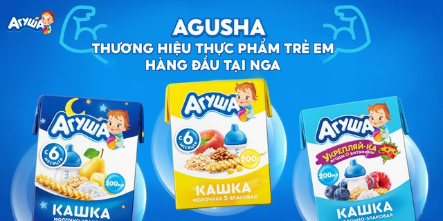 Le lait Agusha de Russie est distribué officiellement sur le marché vietnamien ảnh 1 Le lait Agusha de Russie est distribué officiellement sur le marché vietnamien ảnh 1