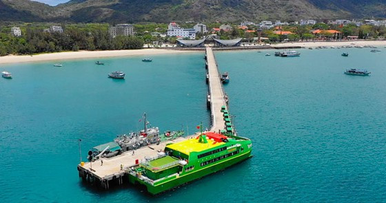 Le nouveau port de passagers de Con Dao accueille son premier navire à grande vitesse ảnh 1 Le nouveau port de passagers de Con Dao accueille son premier navire à grande vitesse ảnh 1