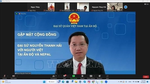 La rencontre avec des Vietnamiens résidant en Inde et au Népal ảnh 1