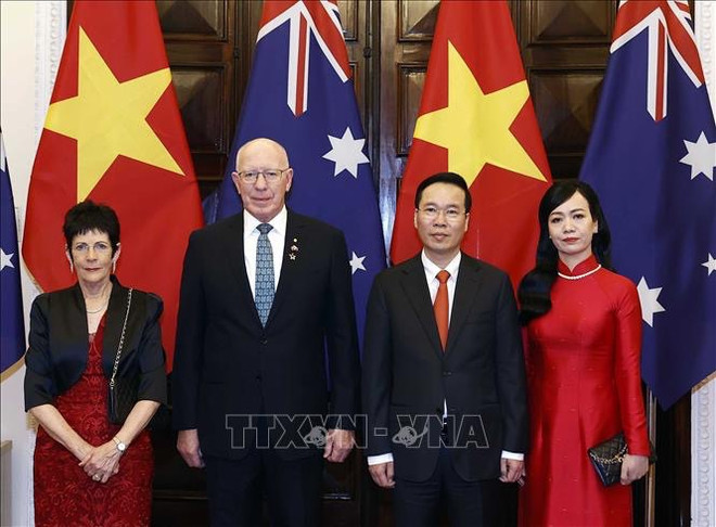 Banquet en l’honneur de la visite d’Etat du gouverneur général australien David Hurley ảnh 1 Banquet en l’honneur de la visite d’Etat du gouverneur général australien David Hurley ảnh 1