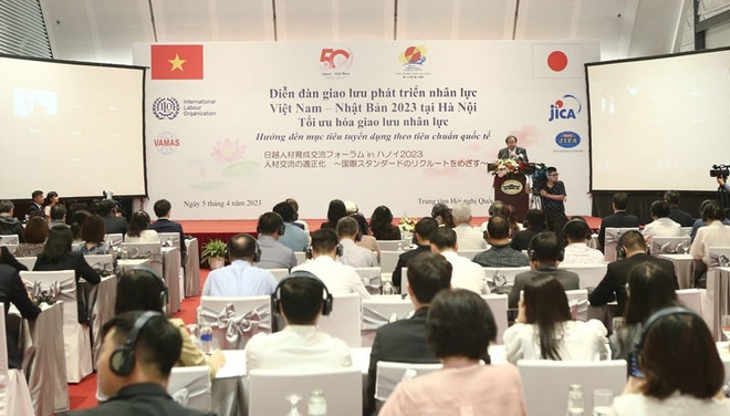 Forum Vietnam-Japon sur le développement des ressources humaines 2023 ảnh 2