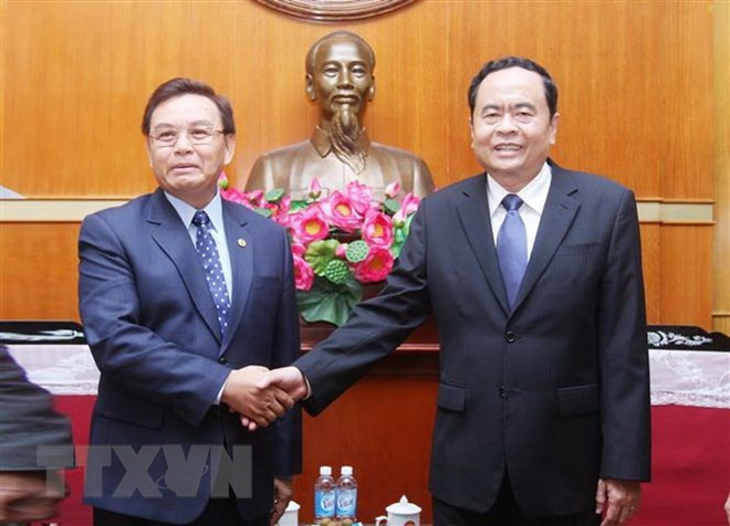 Vietnam-Laos : promotion de la coopération entre les Fronts ảnh 1 Vietnam-Laos : promotion de la coopération entre les Fronts ảnh 1