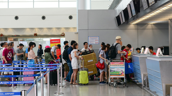 Têt 2020 : les passagers de l'aéroport Tan Son Nhat doivent arriver trois heures avant le départ ảnh 1 Têt 2020 : les passagers de l'aéroport Tan Son Nhat doivent arriver trois heures avant le départ ảnh 1