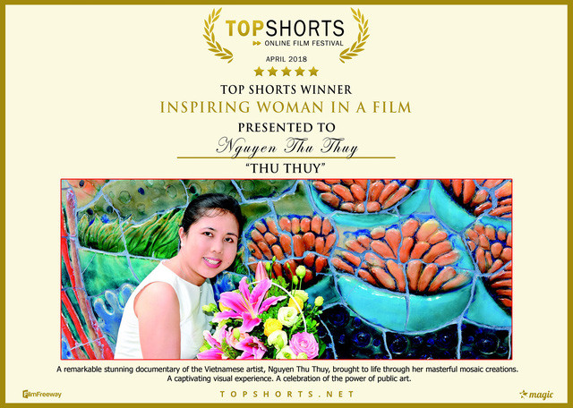 Le documentaire « Thu Thuy » remporte deux prix de TopShorts ảnh 1 Le documentaire « Thu Thuy » remporte deux prix de TopShorts ảnh 1