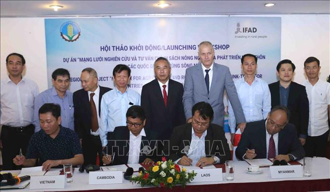 Lancement d’un projet sur la recherche agricole pour les pays de la sub-région du Mékong ảnh 1 Lancement d’un projet sur la recherche agricole pour les pays de la sub-région du Mékong ảnh 1