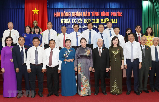 La présidente de l’AN exhorte Binh Phuoc à favoriser ses atouts pour promouvoir la croissance économique ảnh 1 La présidente de l’AN exhorte Binh Phuoc à favoriser ses atouts pour promouvoir la croissance économique ảnh 1