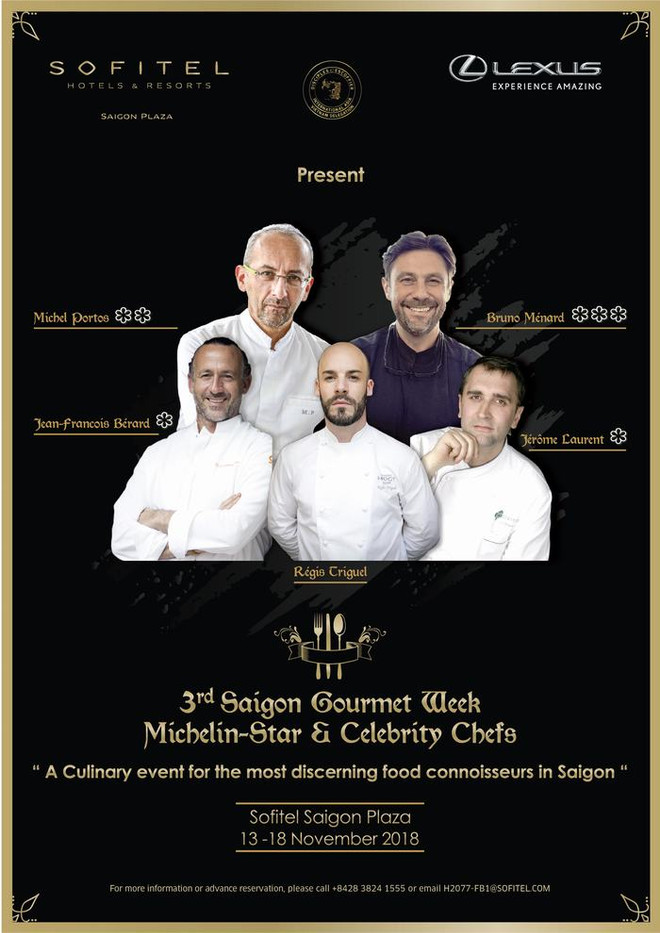 Des «super chefs» réunis à la Saigon Gourmet Week ảnh 1 Des «super chefs» réunis à la Saigon Gourmet Week ảnh 1