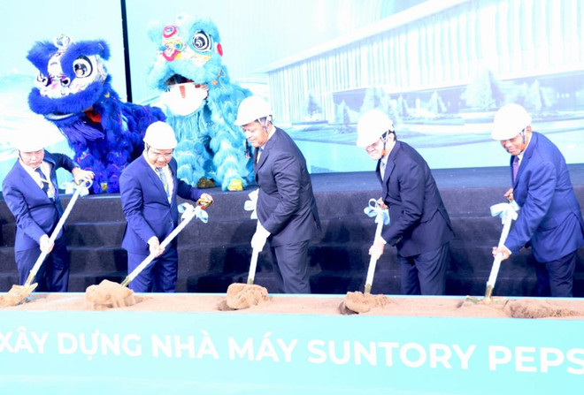 Mise en chantier de la plus grande usine de Suntory PepsiCo en Asie-Pacifique ảnh 1 Mise en chantier de la plus grande usine de Suntory PepsiCo en Asie-Pacifique ảnh 1